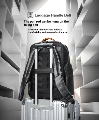 Mochila Ejecutiva de Cuero Genuino para Hombre - Primera Capa - Image 19