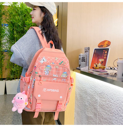 Mochila Escolar Primaria para Niñas - Set de Cuatro Piezas - Image 28
