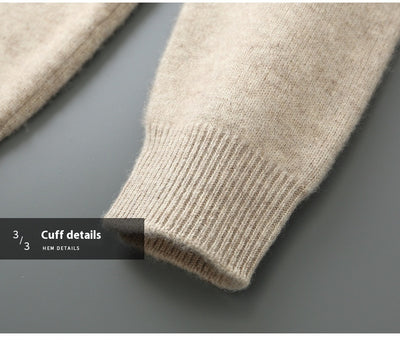 Cardigan de Lana para Hombre con Cuello Alto y Cierre de Cremallera - Image 24