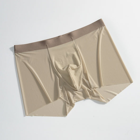 Calzoncillos de Seda de Hielo para Hombre - Diseño sin Costuras y Secado Rápido - Image 8