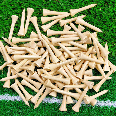 Soporte de Madera para Tees de Golf con Acabado Barnizado