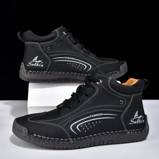 Zapatos de Moda Talla Grande para Hombre con Suela Cosida a Mano - Image 13