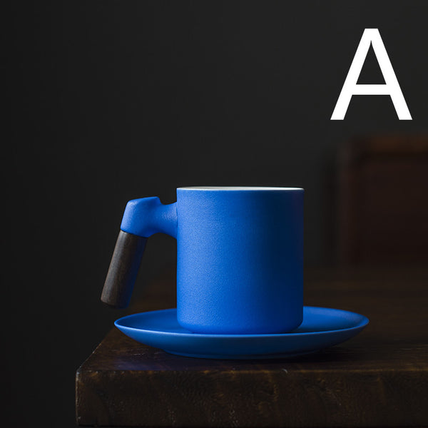 Juego de Tazas de Cerámica Artesanal con Platillo - Image 4