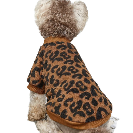 Suéter Cálido para Perro con Estampado Leopardo - Image 4