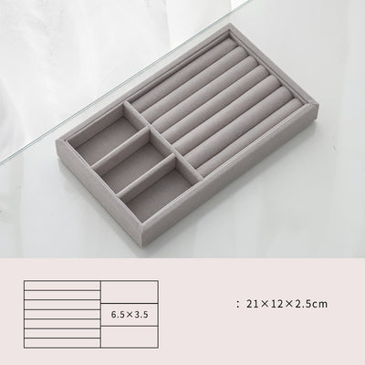 Organizador de Joyas Grande en Franela con Compartimentos para Accesorios - Image 7