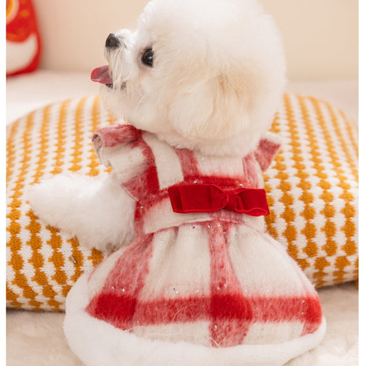Vestido Navideño Cálido para Perro Bichón - Ropa de Invierno para Mascotas - Image 32