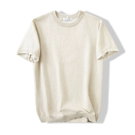Playera de Cuello Redondo Tejida Versátil para Hombre - Image 4