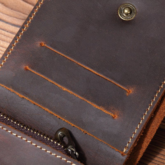 Monedero Ejecutivo de Cuero Genuino Estilo Retro - Image 6