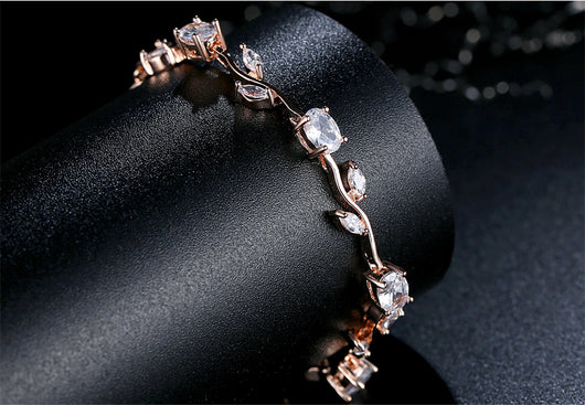 Pulsera de Cristal Chapada para Mujer - Image 3