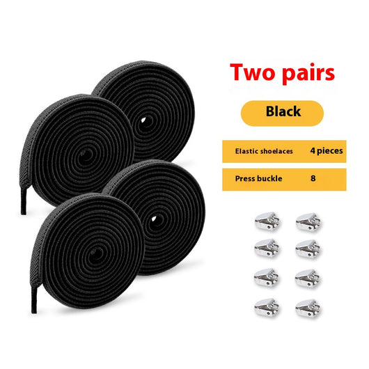 Cordones Elásticos sin Nudo - Zapatos Blancos Unisex con Cierre Ajustable - Image 7