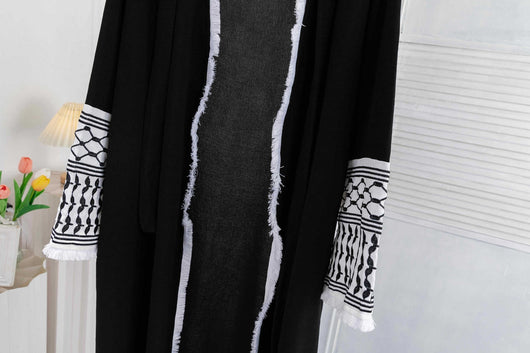Cardigan Elegante con Bordados para Vestido Musulmán Mujer - Image 26