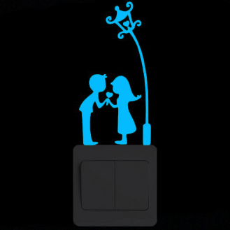 Pegatina Interruptora Luminosa Azul con Diseño Infantil - Image 20