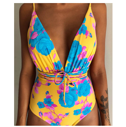 Traje de Baño Monokini Escotado para Mujer - Image 16