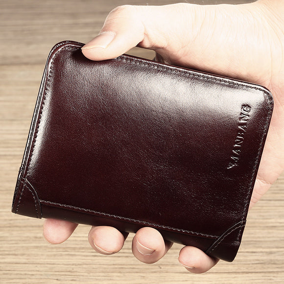 Billetera de Cuero Premium para Hombre - Diseño Minimalista