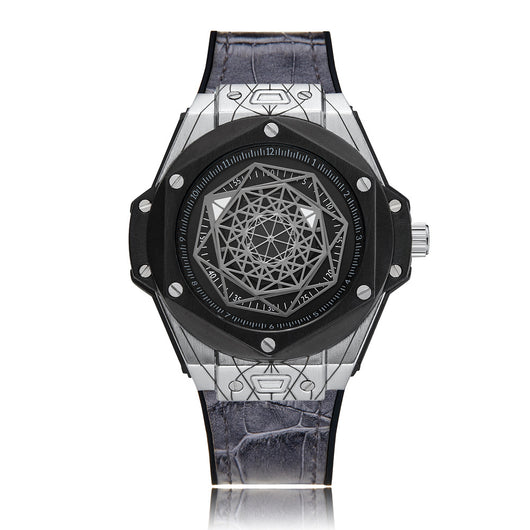 Reloj Hombre Big Bang Telaraña Tatuaje - Correa Goma Resistente Estudiante - Image 4