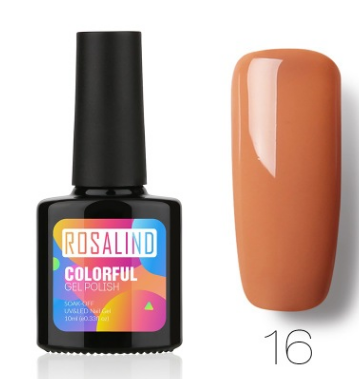 Gel UV para Uñas ROSALIND Color Sólido - Tratamiento Profesional Salón 10ml - Image 9