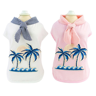 Ropa para Mascotas con Bordado de Árbol de Coco - Image 2