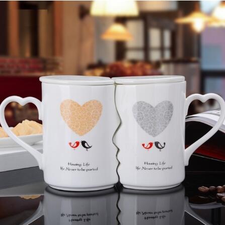 Tazas de Cerámica para Parejas - Diseño Personalizado de Amor