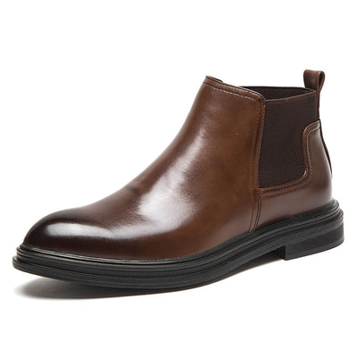 Zapatos de Cuero Puntiagudos Altos para Hombre - Image 5