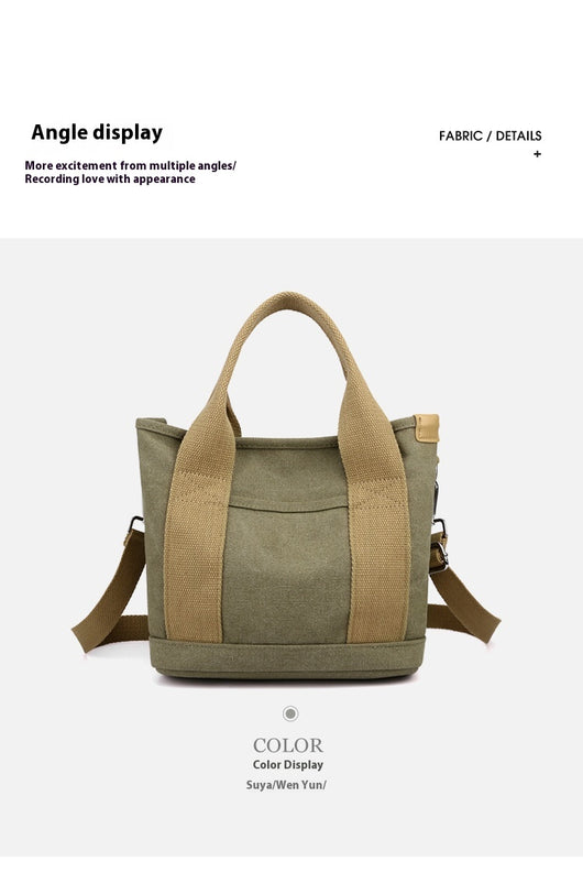 Bolsa de Lona Estilo Coreano de Gran Capacidad para Viajes y Uso Diario - Image 23