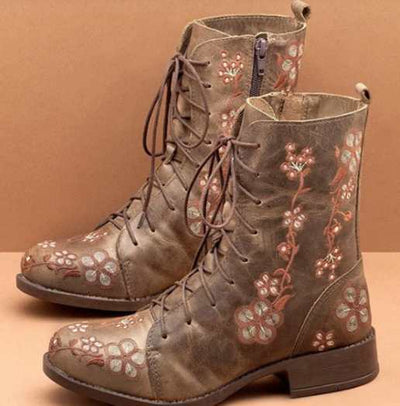 Botas Planas con Cordones para Otoño e Invierno - Image 10