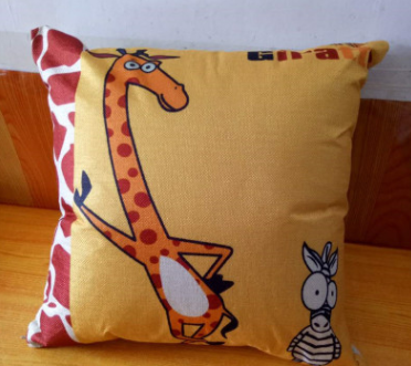 Cojín de Respaldo con Diseño Infantil y Tela de Lino - Image 19
