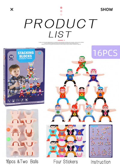 Bloques Apilables Hércules: Juego Interactivo Padre-Hijo de Equilibrio y Construcción - Image 7