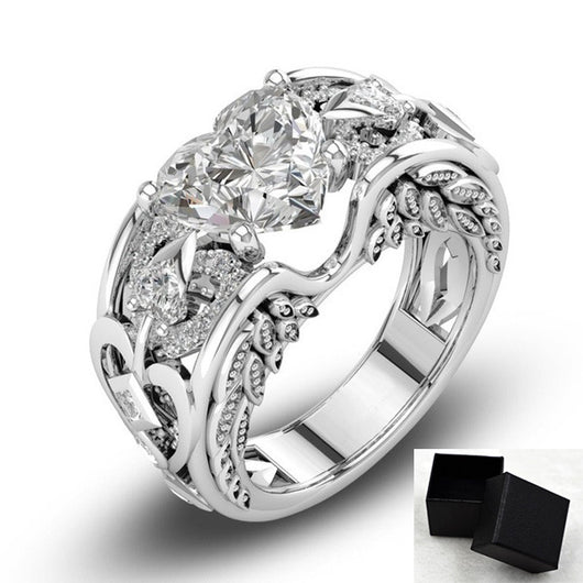 Anillo de Compromiso Corazón Ruby Princesa - Image 12