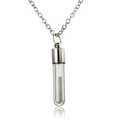 Collar Tubo de Vidrio con Polvo Luminoso - Image 18
