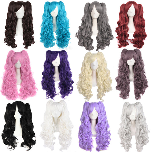 Set de Peluca Ondas Grandes Doble Coleta