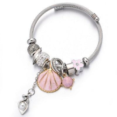 Pulsera de Cristal con Perlas de Concha - Image 17