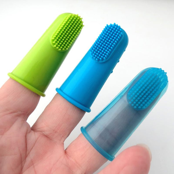 Cepillo de Dientes de Silicona para Dedos