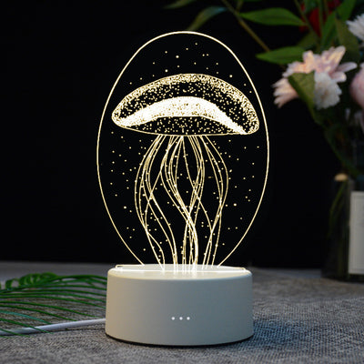 Luz Nocturna Acrílica con Carga USB - Image 7