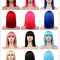 Peluca de Cosplay Anime Colores Vibrantes - Estilo Europeo y Americano