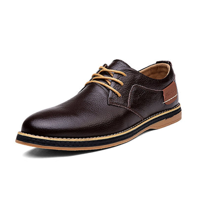 Oxfords Rippled Leather Leu - Image 8