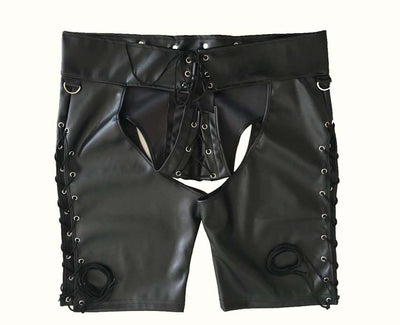 Shorts de Cuero Patente para Hombre - Diseño Audaz y Seductor - Image 6