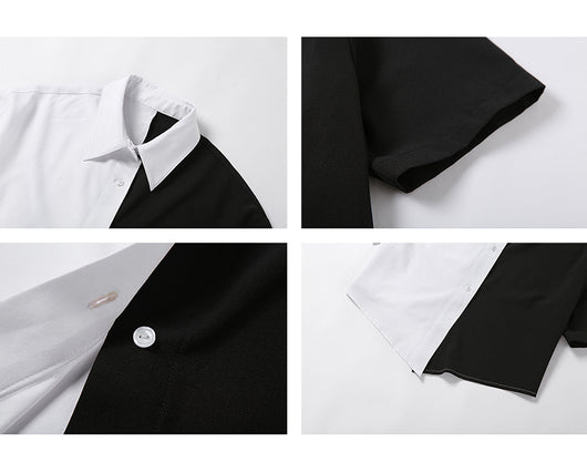 Camisa Corta con Franjas Contrastantes - Image 7