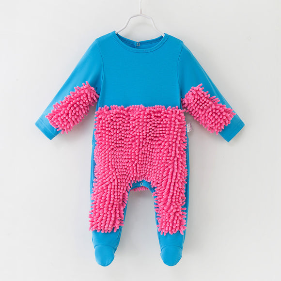Mameluco Largo de Algodón para Bebé y Niño Pequeño - Traje de Gateo Cómodo