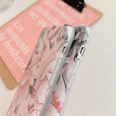 Funda Vintage de Flores y Hojas Compatible con Apple - Image 4