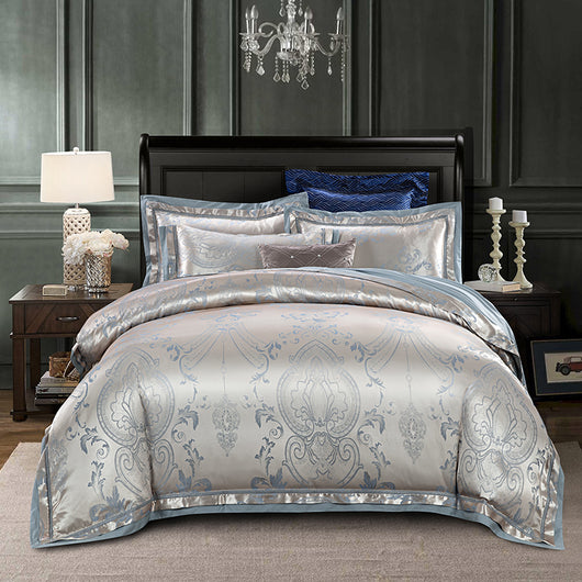 Juego de Sábanas Jacquard Tencel Algodón Satinado Lujo Europeo - Image 8