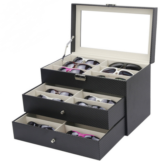Caja Organizadora de Cuero PU con Diseño Elegante
