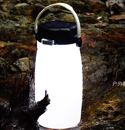 Linterna Solar Portátil con Botella LED Recargable USB - Luz Impermeable para Camping - Image 7