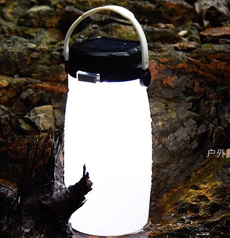 Linterna Solar Portátil con Botella LED Recargable USB - Luz Impermeable para Camping - Image 7