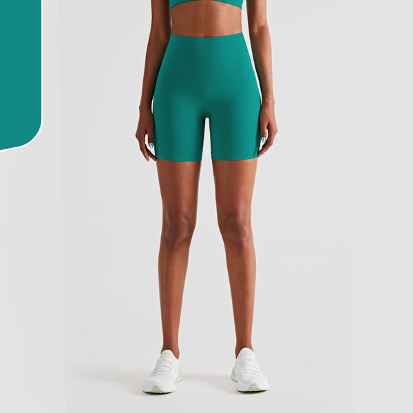 Shorts Deportivos Nude Levantador de Cadera sin Costuras para Yoga y Fitness Mujer
