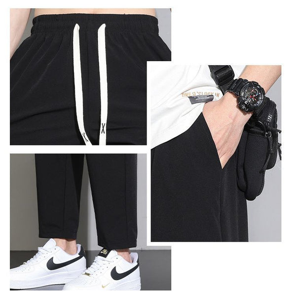Pantalones Cortos Deportivos Ice Silk de Secado Rápido para Hombre