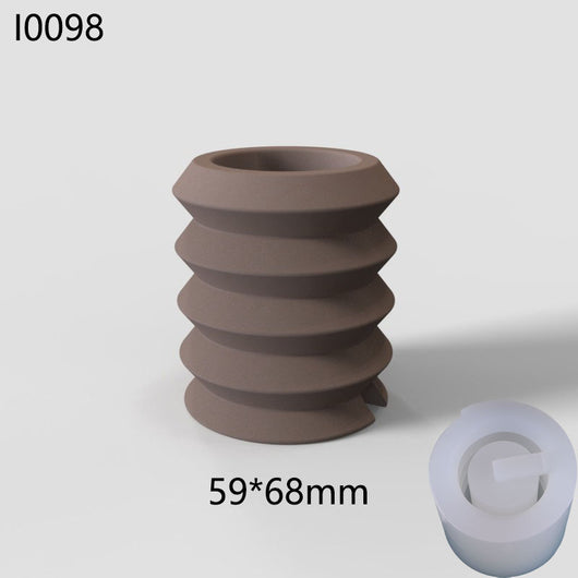 Molde para Lámpara de Cemento con Diseño de Hilo Creativo - Image 12