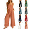 Conjunto Casual Elegante: Top Sin Mangas y Pantalón Ancho