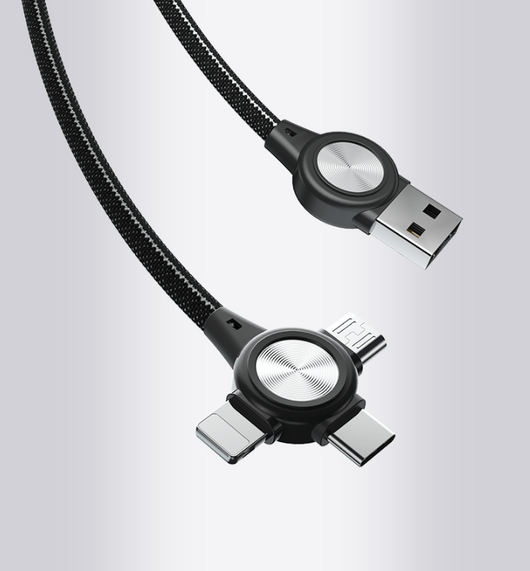 Cable Multipuerto Tres en Uno para Datos - Image 4
