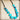Turquoise Regalite Slab Necklace with Leather Ties 229h