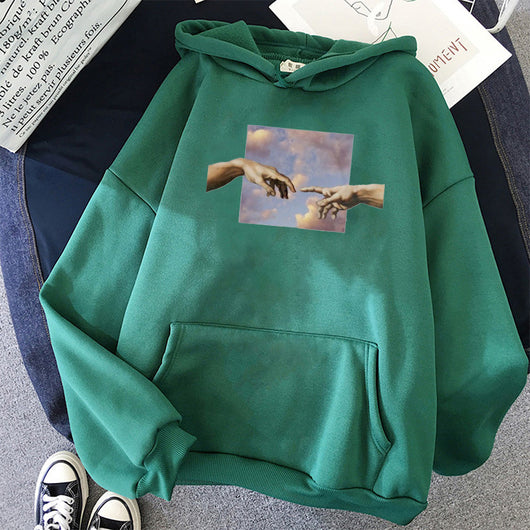 Sudadera Estampada Manos Divinas - Diseño Icónico Candy Color - Image 13
